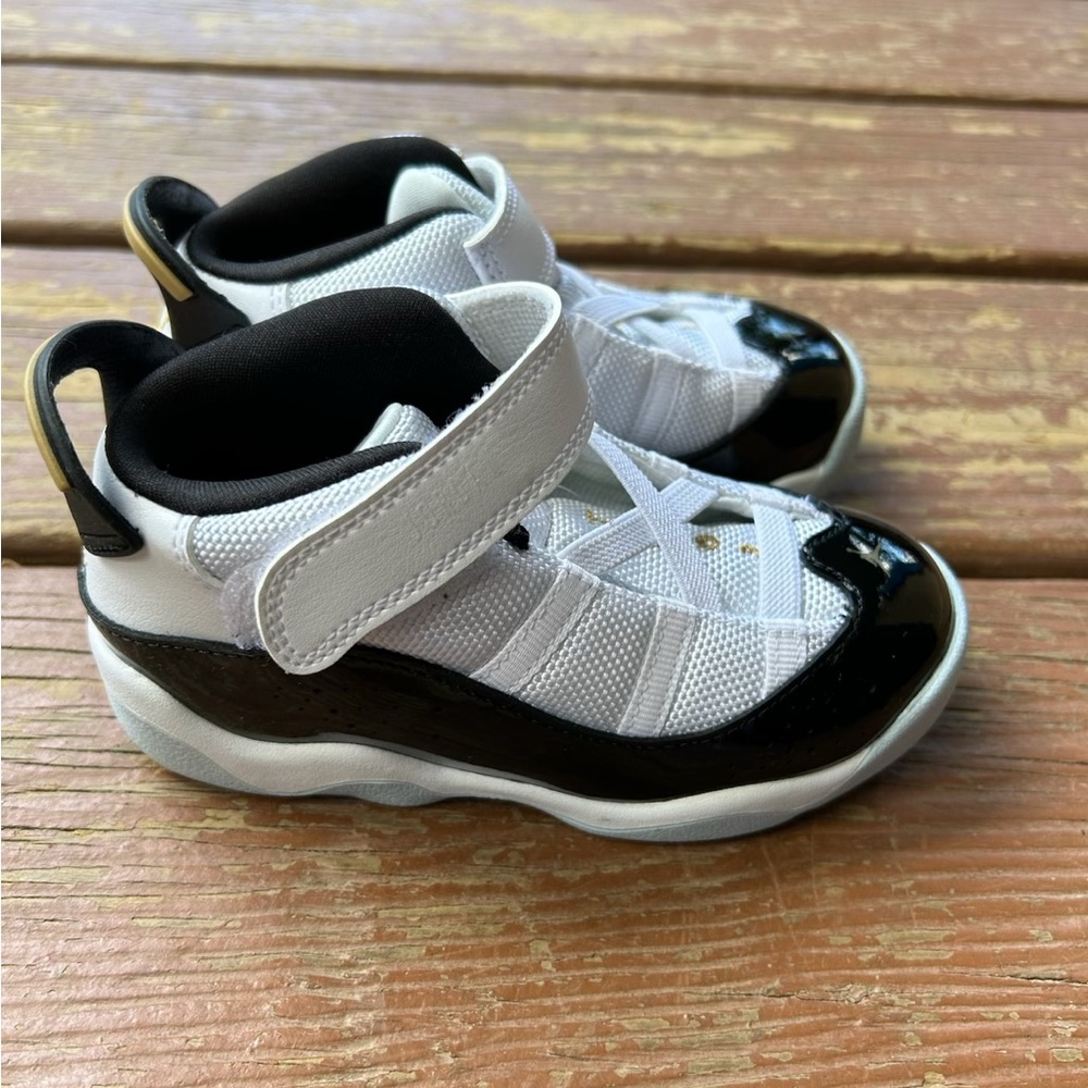 Kids Black and White Sneakers